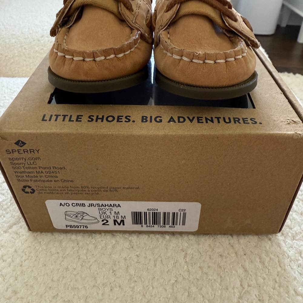 Sperry Sahara Baby Moccasins